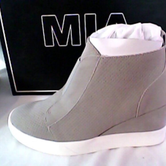 Mia Cristie Sneaker Wedge Gray Shoe/Bootie Size 7 M NIB - Picture 3 of 10